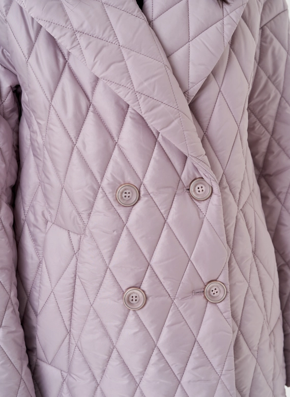 Женское полупальто с английским воротником  фото