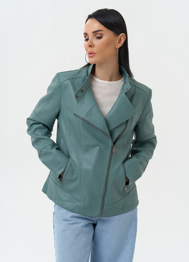 Куртка женская из эко кожи модель № 30383 в рассрочку