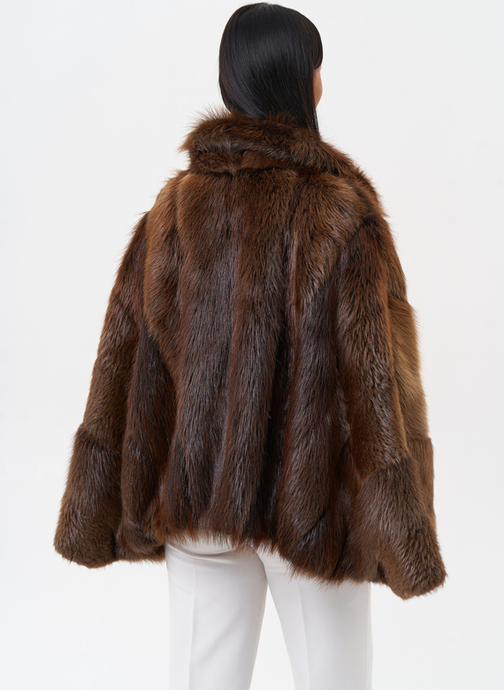 Болеро из меха бобра